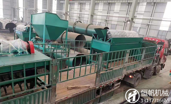 平頂山汝陽年產5千噸雞糞有機肥設備發貨(圖4) 平頂山有機肥設備